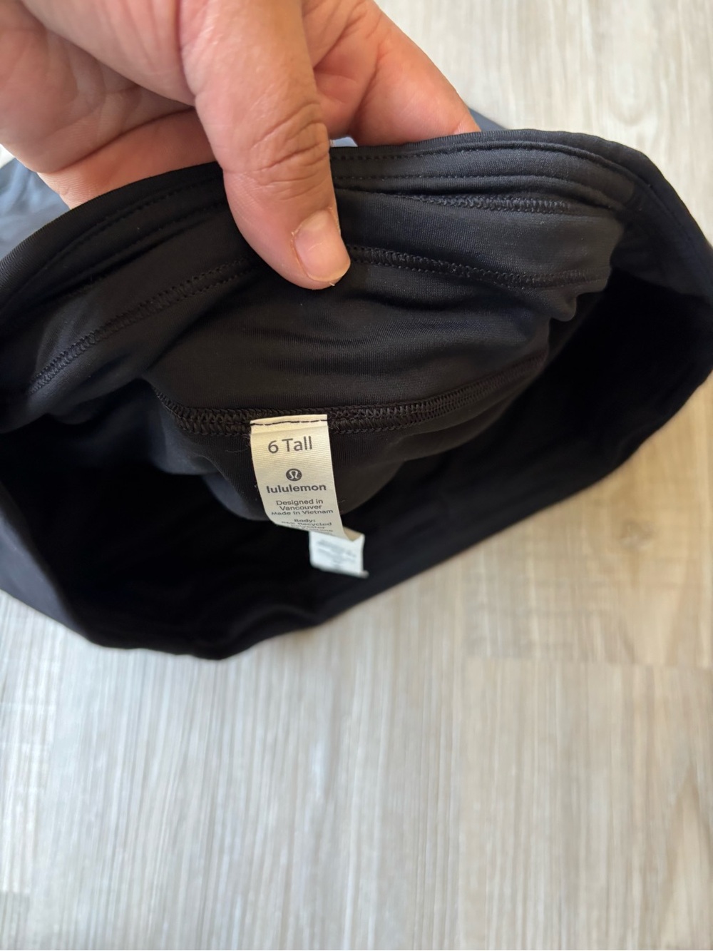 Lululemon Women Size 6 Tall Pace Rival Skirt Incognito Camo Multi Grey Black - Picture 5 of 5